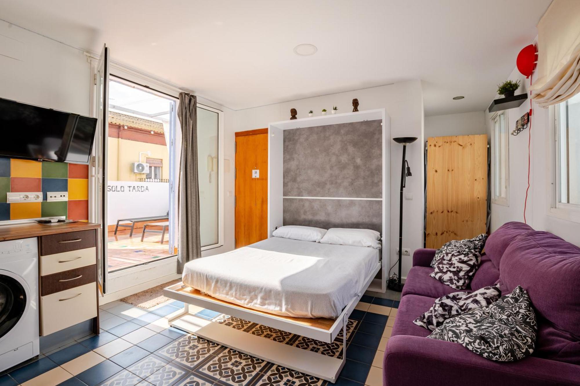 Ático la Azotea con terraza PRIVADA Sevilha Exterior foto